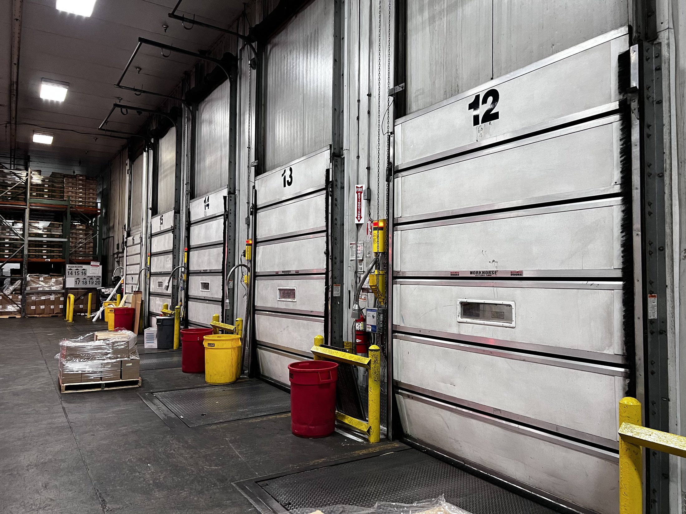 Commercial overhead door facility visual used for PrimeSite service pages